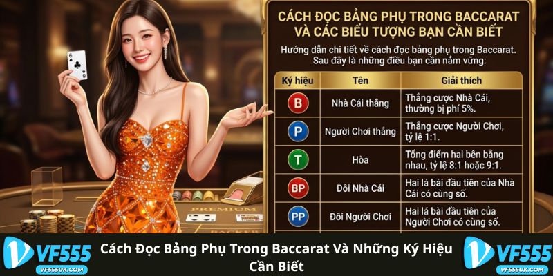Cách Đọc Bảng Phụ Trong Baccarat Và Những Ký Hiệu Cần Biết