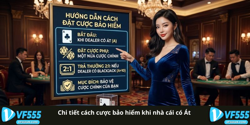 Chi tiết cách cược bảo hiểm khi nhà cái có Át 