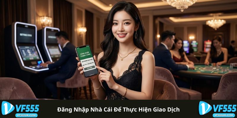Đăng nhập nhà cái để thực hiện giao dịch
