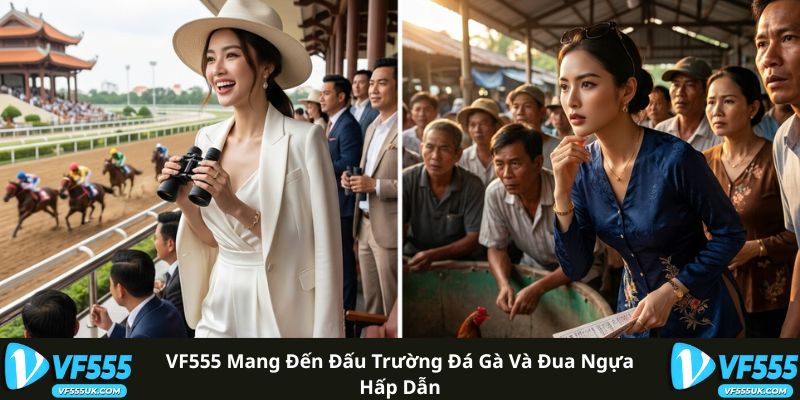 VF555 mang đến đấu trường đá gà và đua ngựa hấp dẫn