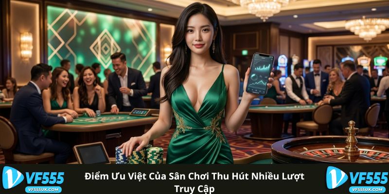 Điểm ưu việt của sân chơi thu hút nhiều lượt truy cập