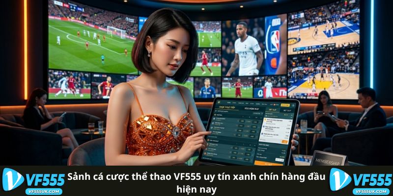 Sảnh cá cược thể thao VF555 uy tín xanh chín hàng đầu hiện nay