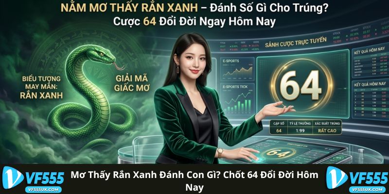 Mơ Thấy Rắn Xanh Đánh Con Gì? Chốt 64 Đổi Đời Hôm Nay