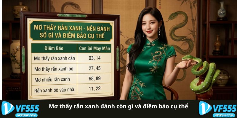 Mơ thấy rắn xanh đánh còn gì và điềm báo cụ thể