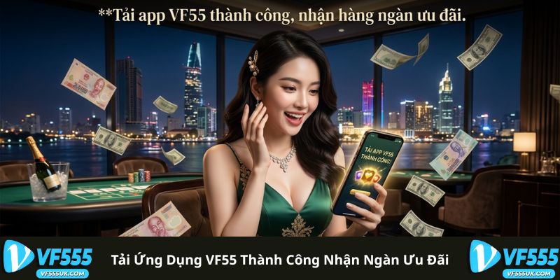 Tải ứng dụng VF55 thành công nhận ngàn ưu đãi