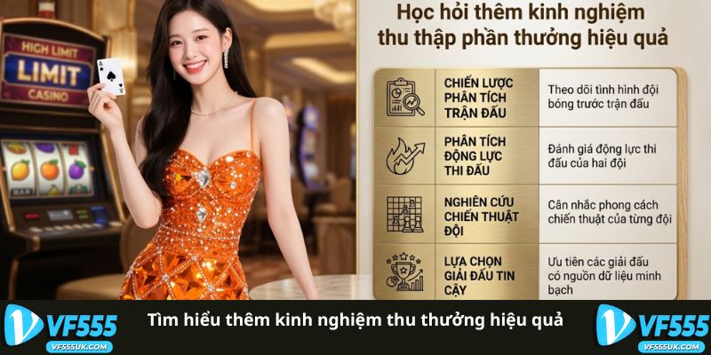 Tìm hiểu thêm kinh nghiệm thu thưởng hiệu quả