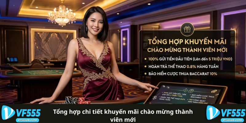 Tổng hợp chi tiết khuyến mãi chào mừng thành viên mới